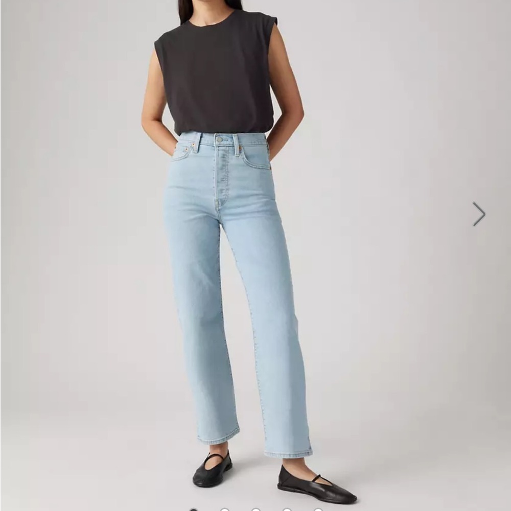 Levi’s ribcage straight jeans